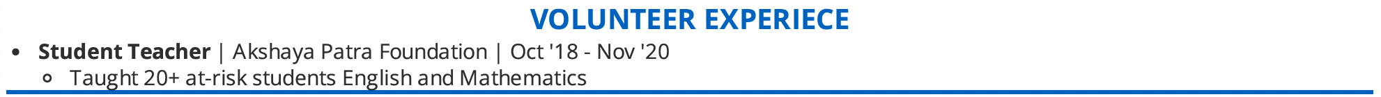 Volunteer-exp
