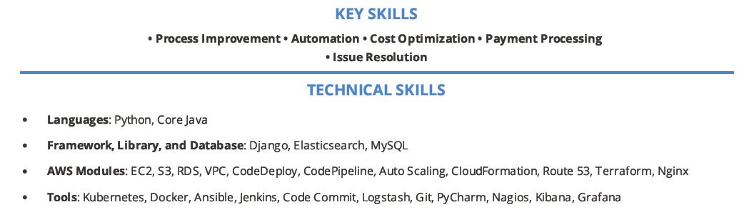 Kubernetes-Resume-Skills