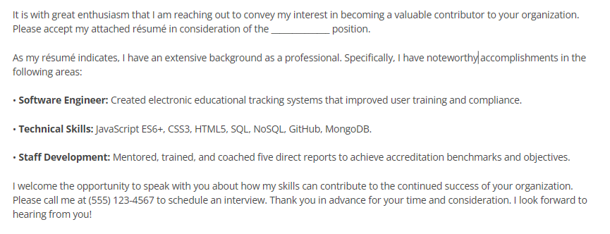 Crafting an Impressive Resume Letter - Resume Letter Format 