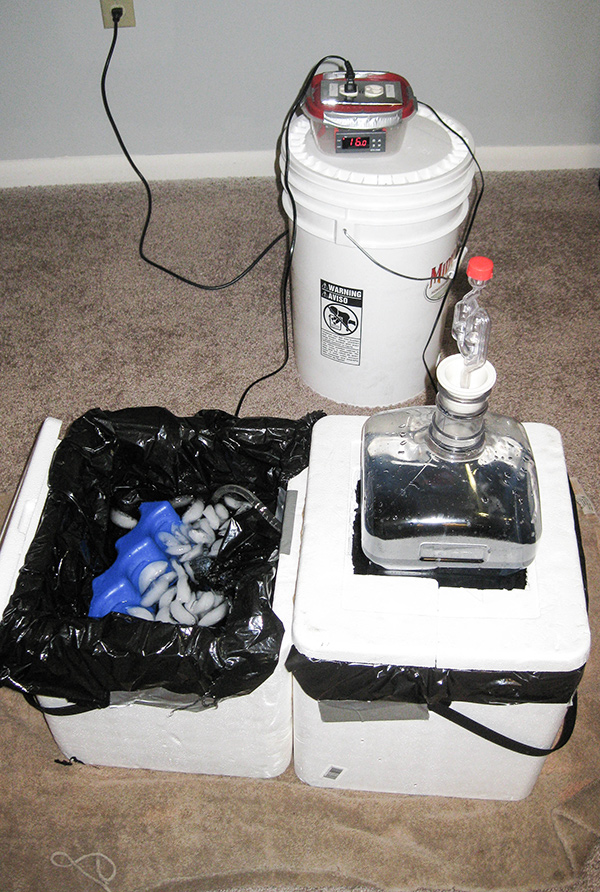 Adit's Foam Fermentation Chiller American Homebrewers Association