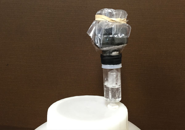 DIY smell-proof airlock