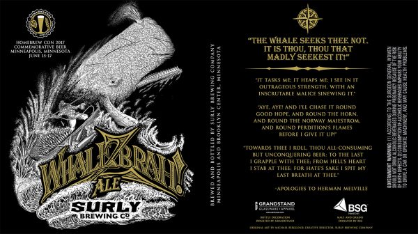 Whalezbrah! the 2017 Homebrew Con Commemorative Beer