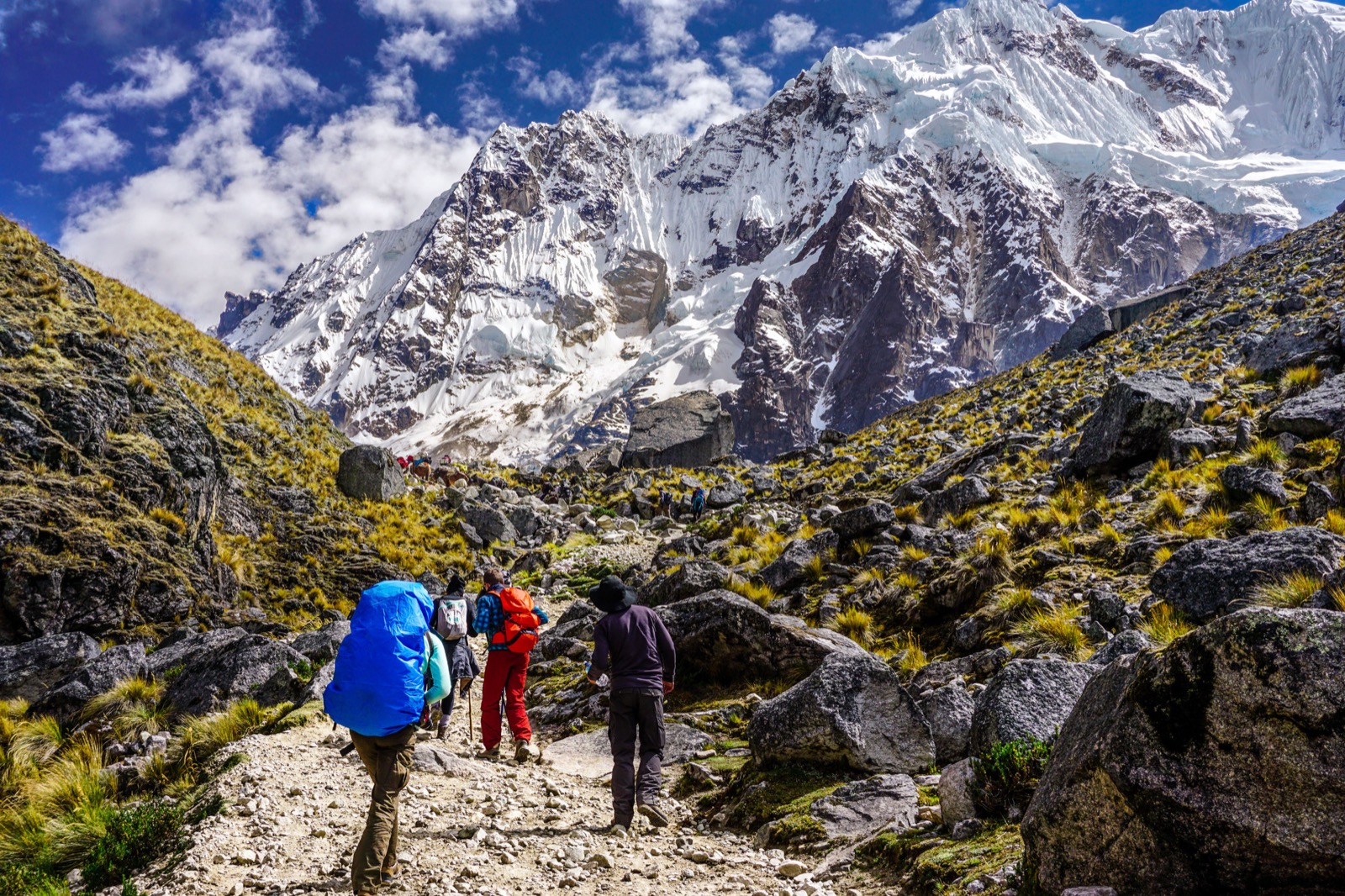 Trekking over Salkantay