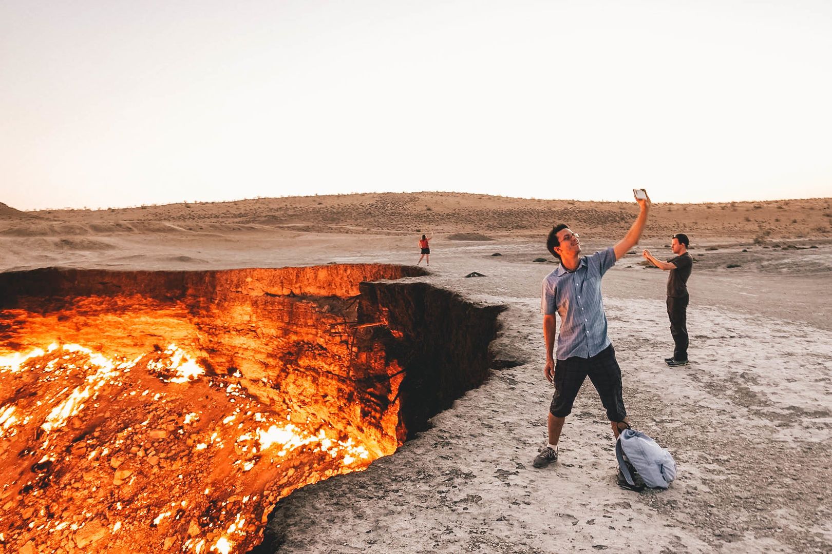 Khiva – Kunya Urgench – Darvaza Gas Crater (450km, 8h)
