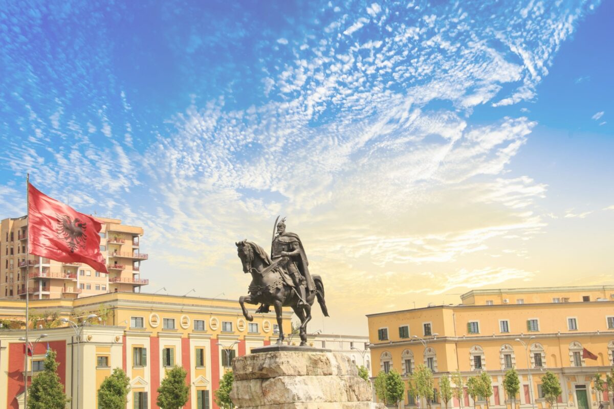 Arrival to Tirana