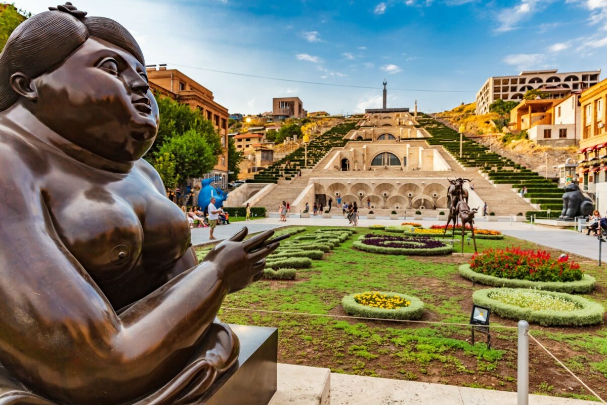 Climb The Cascade in Yerevan