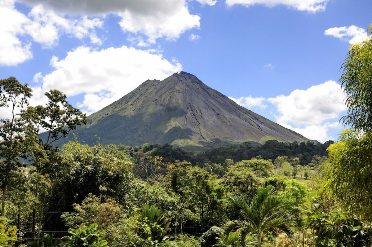 Visit the (for now) dormant Cerro Arenal Volcano