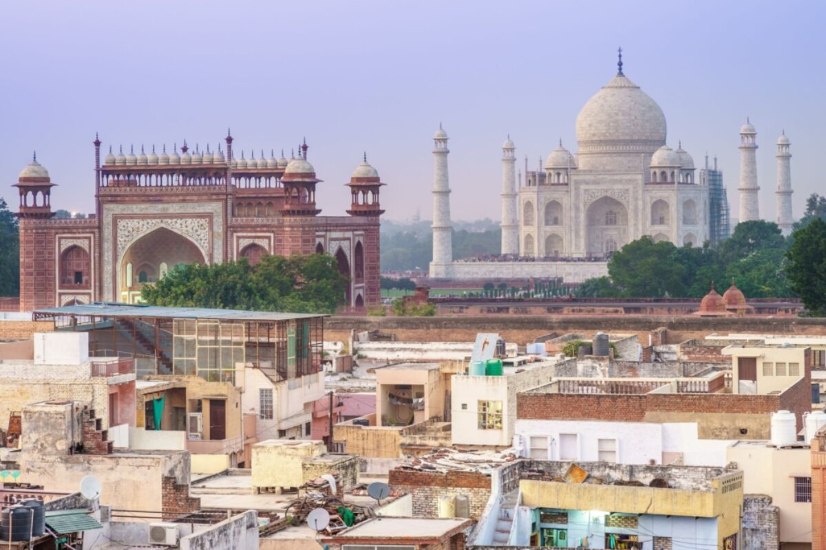 Take the train to Agra and marvel at the Taj Mahal