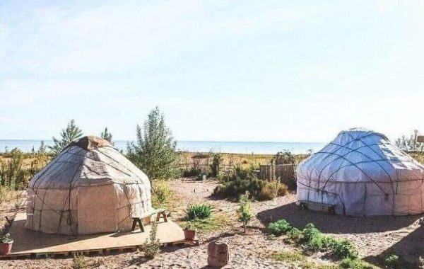 Overnight in yurt