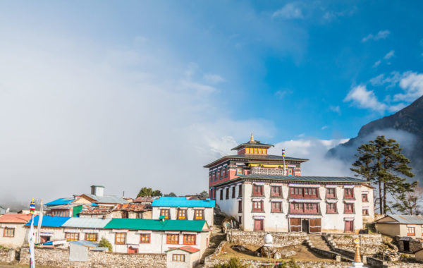 Seek enlightenment at Tengboche Monastery