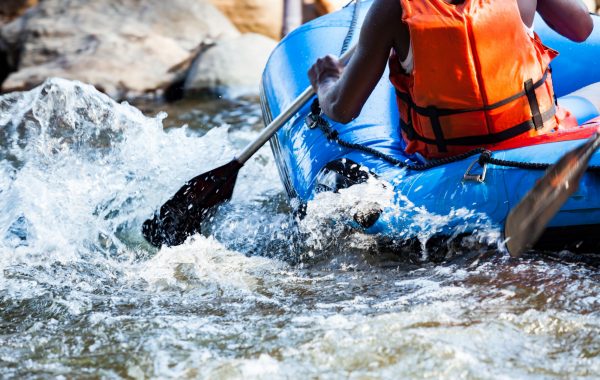 Go white-water rafting on the Tully River near Mission Beach