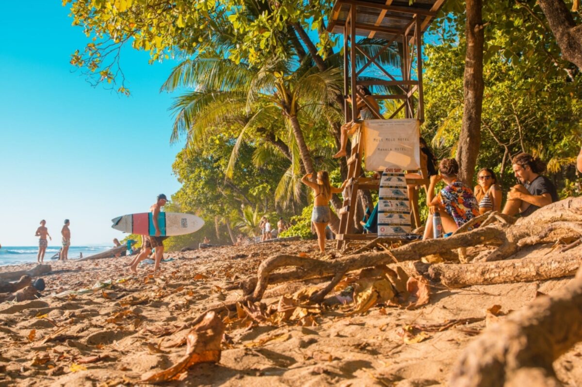 Costa Rica Santa Teresa surfers