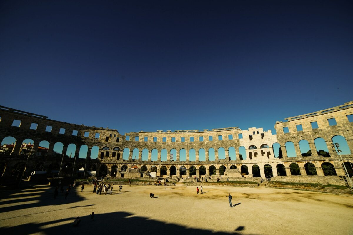 Croatia Pula colleseum