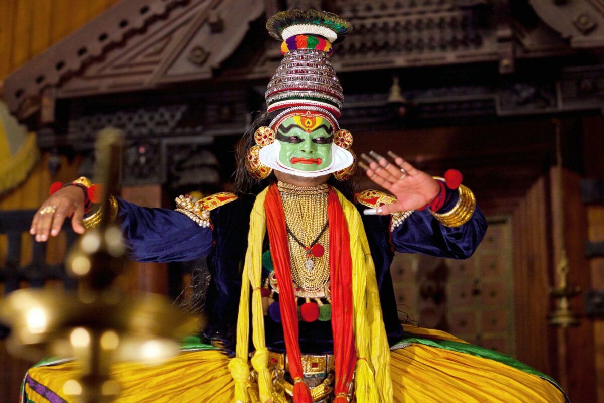Kerala traditional Indian dance drama Kathakali in Fort Cochin
