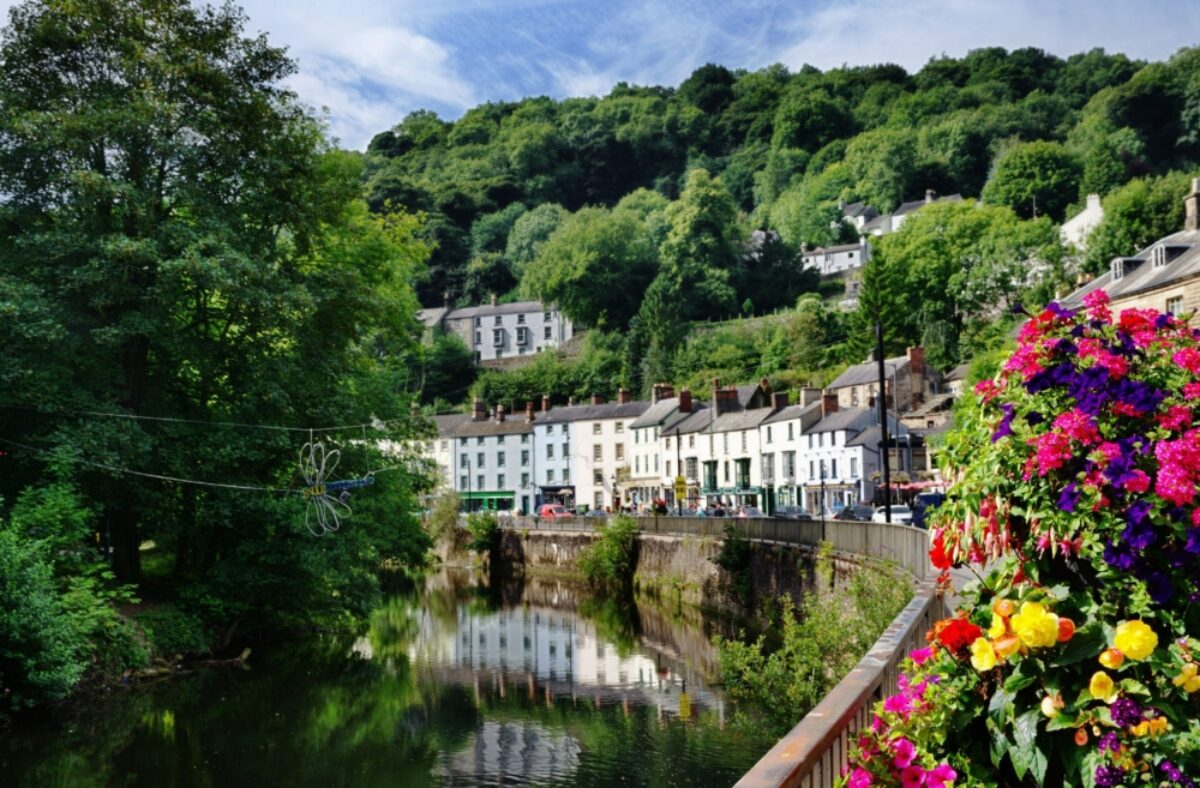 Matlock Bath in Derbyshire england uk