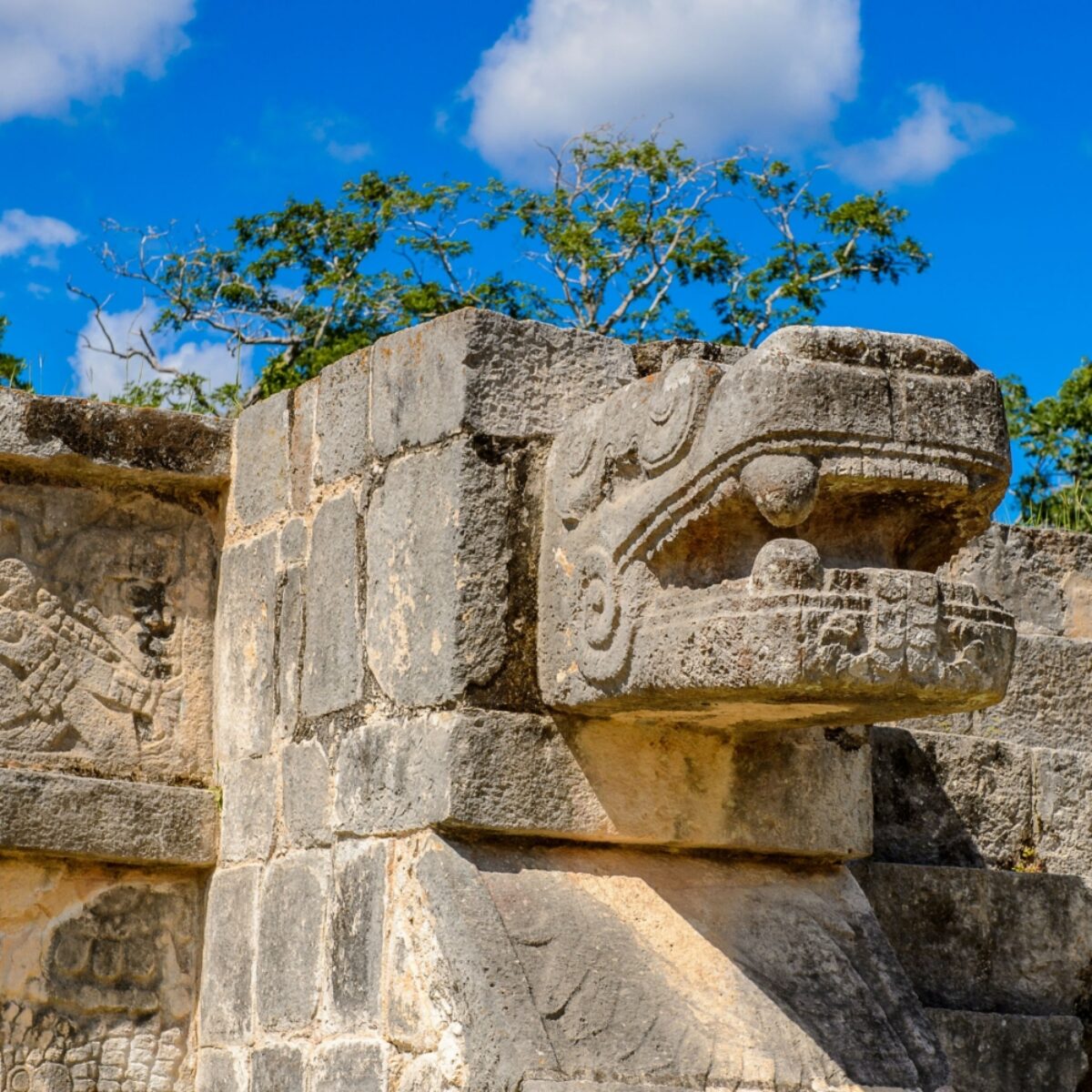 Mexico Chichen Itza Plumed Serpent Venus Platform
