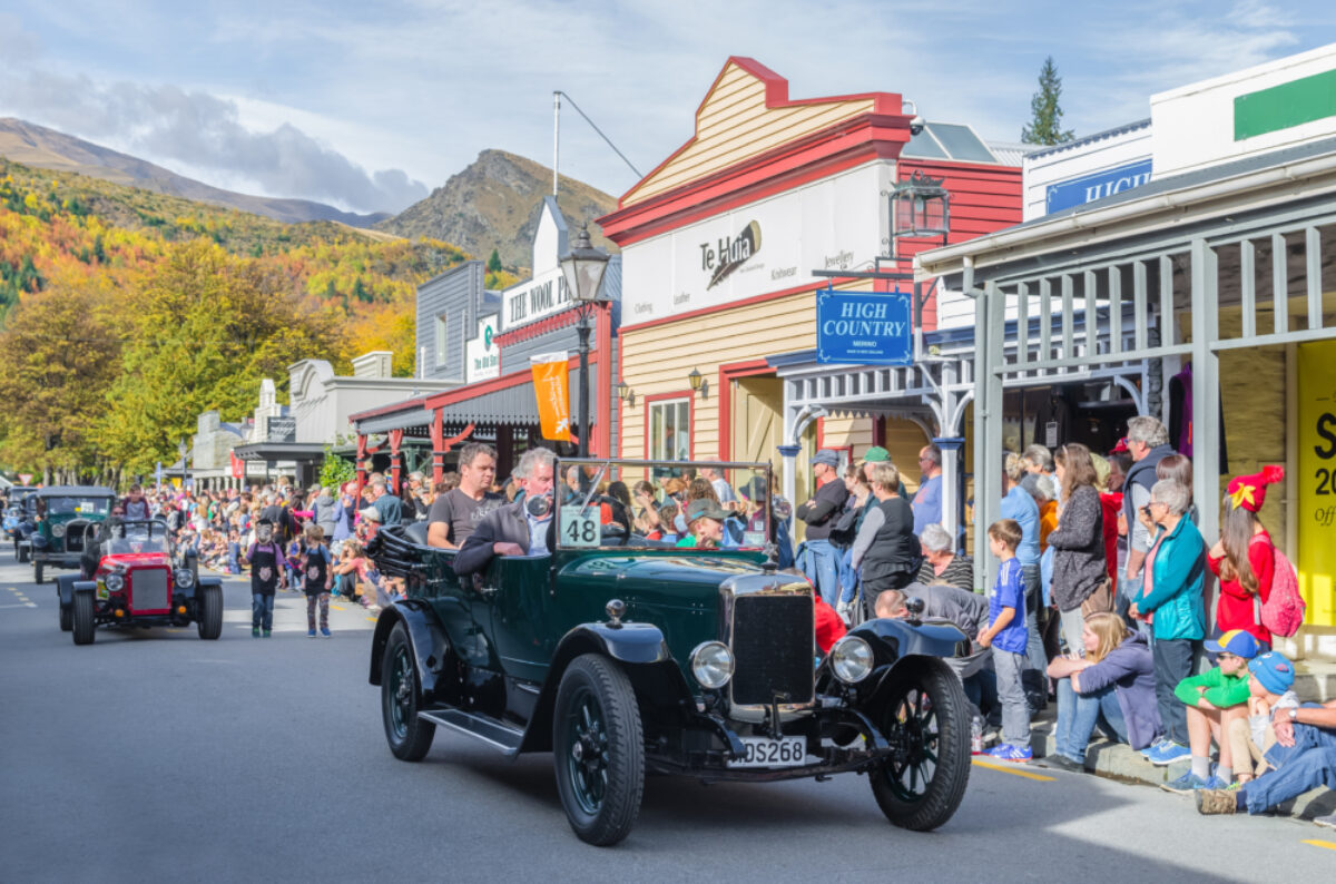 NZ Arrowtown Autumn Festival on Buckingham Street