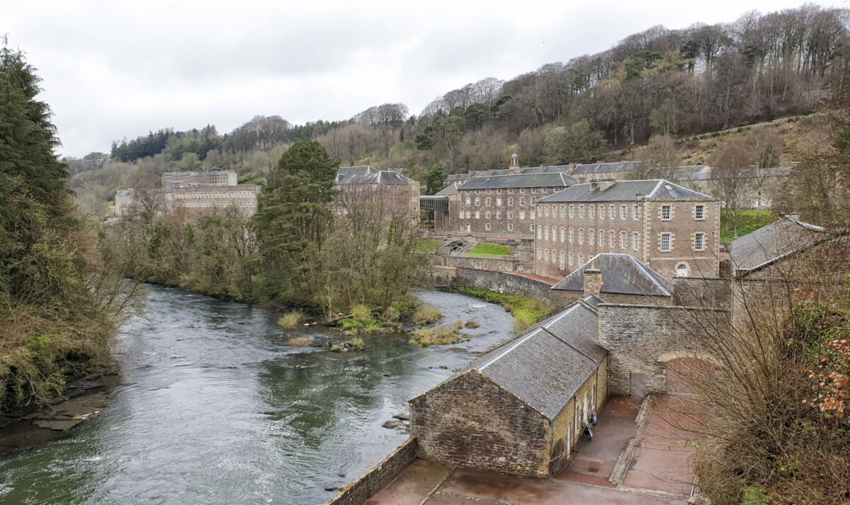 New Lanark and Falls of Clyde Circuit Scotland UK