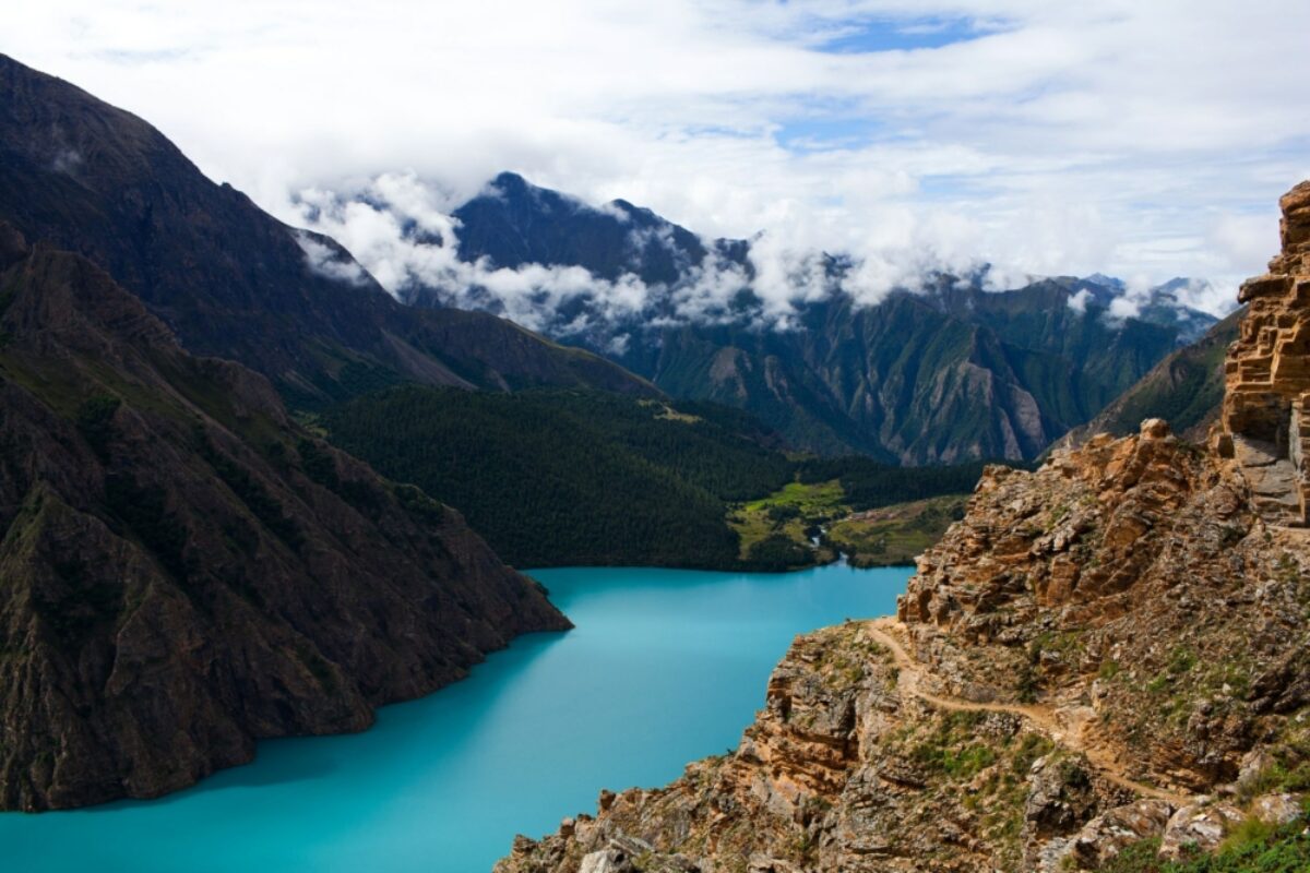 Phoksundo Lake in Dolpo Nepal
