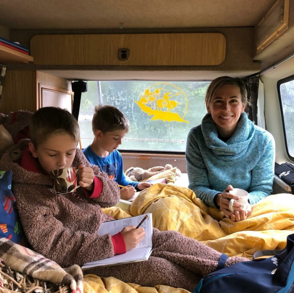 Scotland campervan Lazy mornings in the van Steven Hunt
