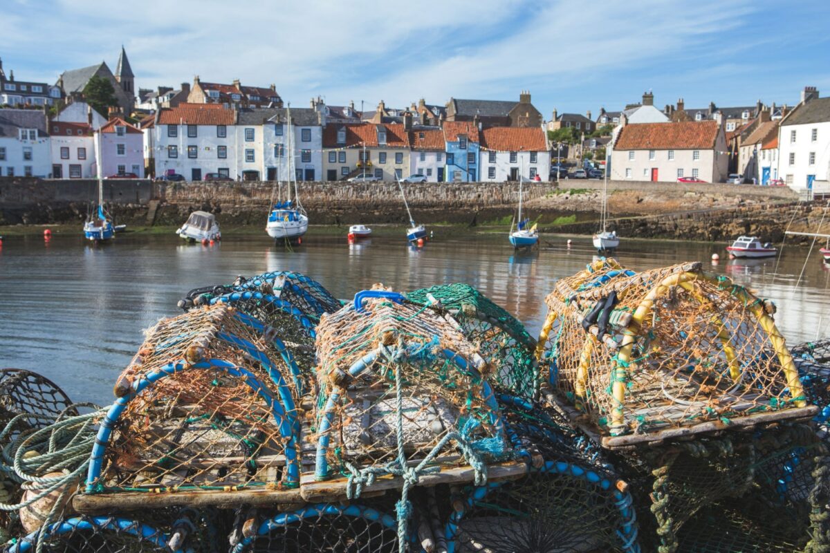 Scotland Fife East Neuk of F Ife fishing village of Pittenweem