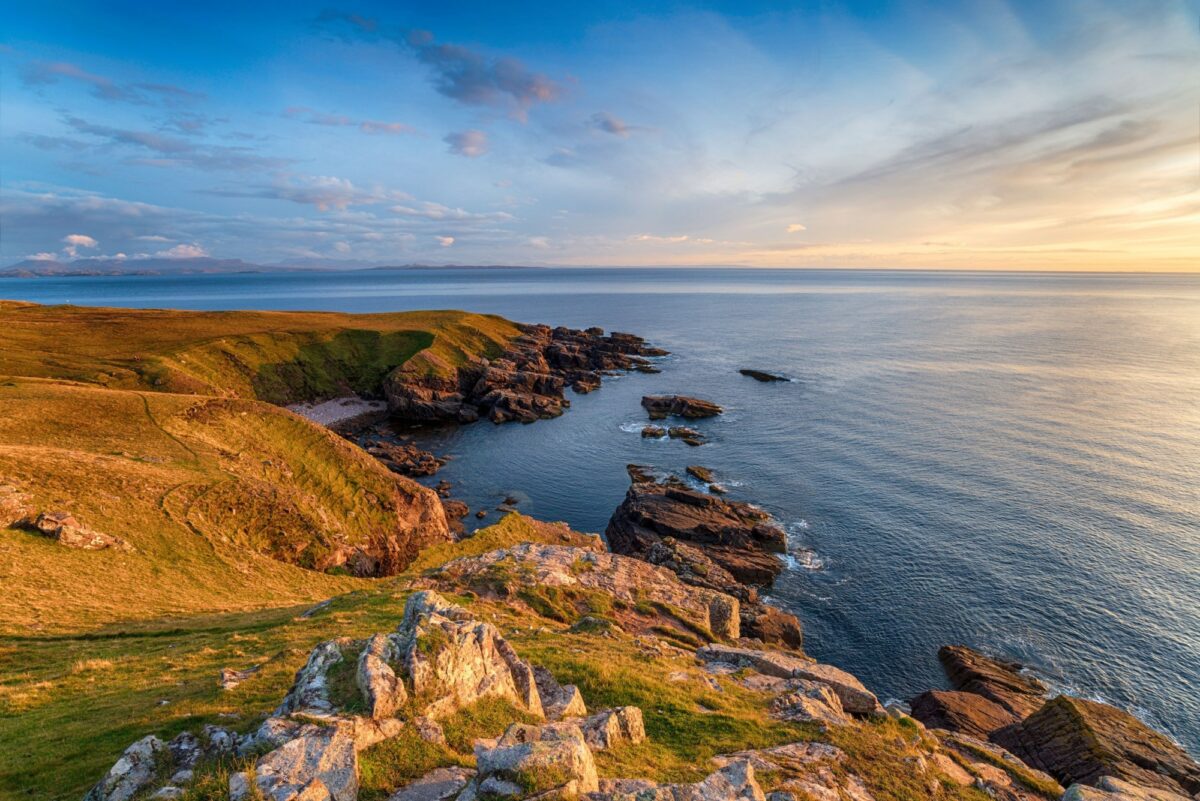 Scotland Lochinver he view from the cliff tops at Stoer Head