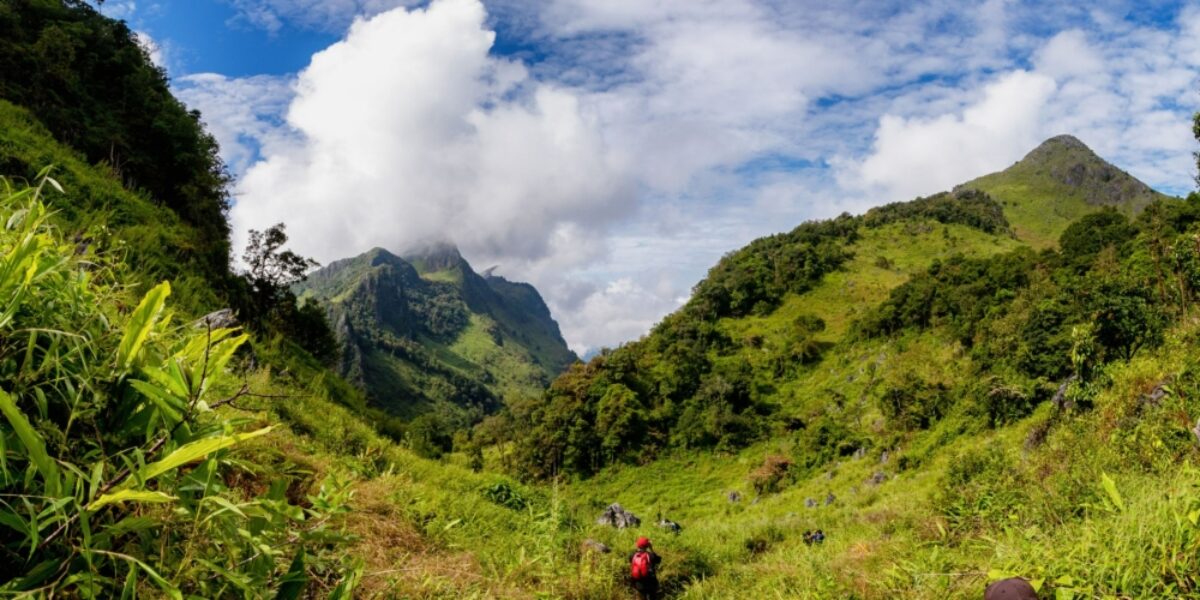Thailand chiang dao View of Doi Luang