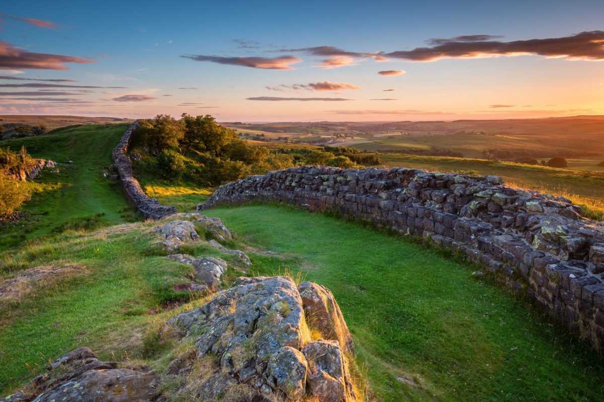 UK England hadrians wall