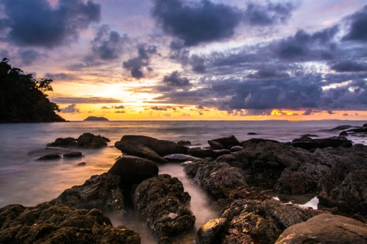 Vietnam Con Dao Island sunset