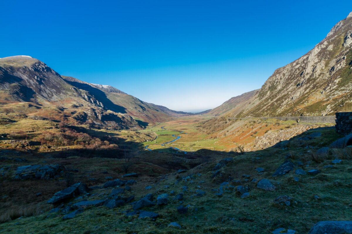 Wales Snowdonia Nant Ffrancon Pass