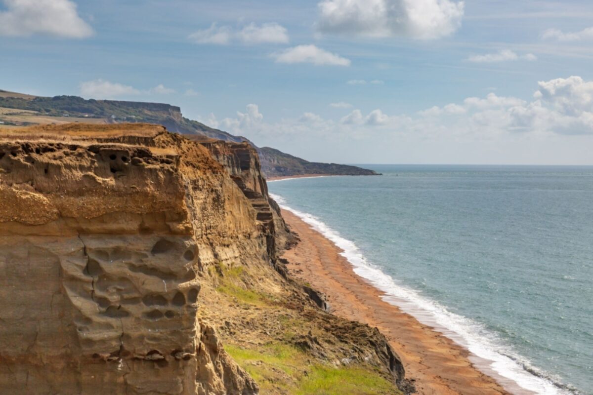 Whale Chine Beach on the Isle of Wight UK