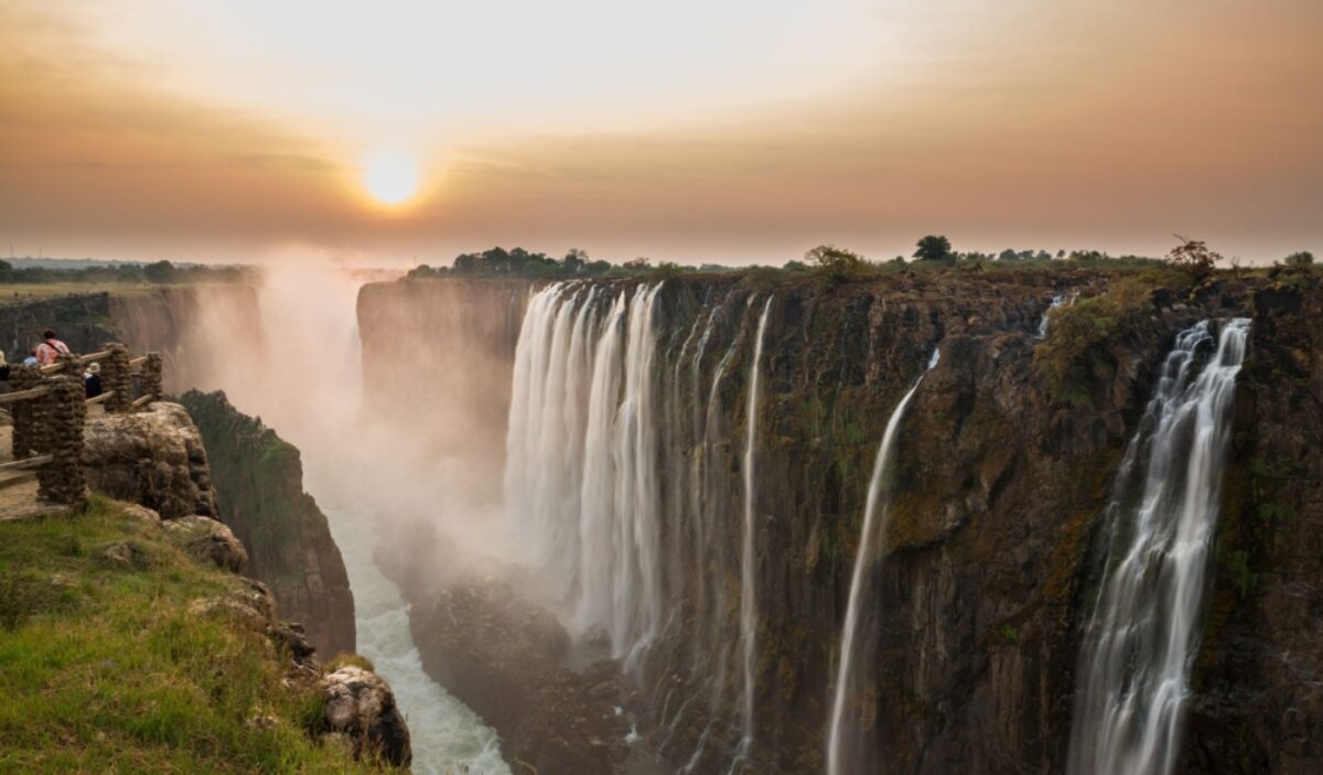 Zambia Victoria Falls sunset