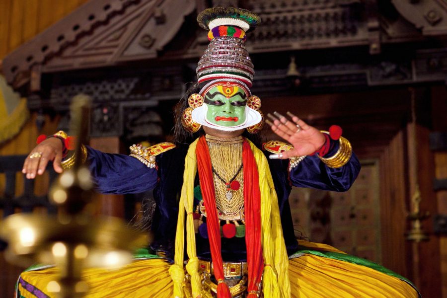 Kerala traditional Indian dance drama Kathakali in Fort Cochin