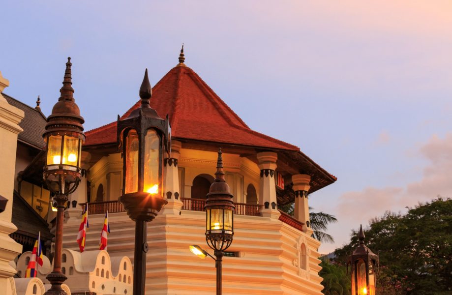 Sri Lanka kandy tower of temple of tooth relic