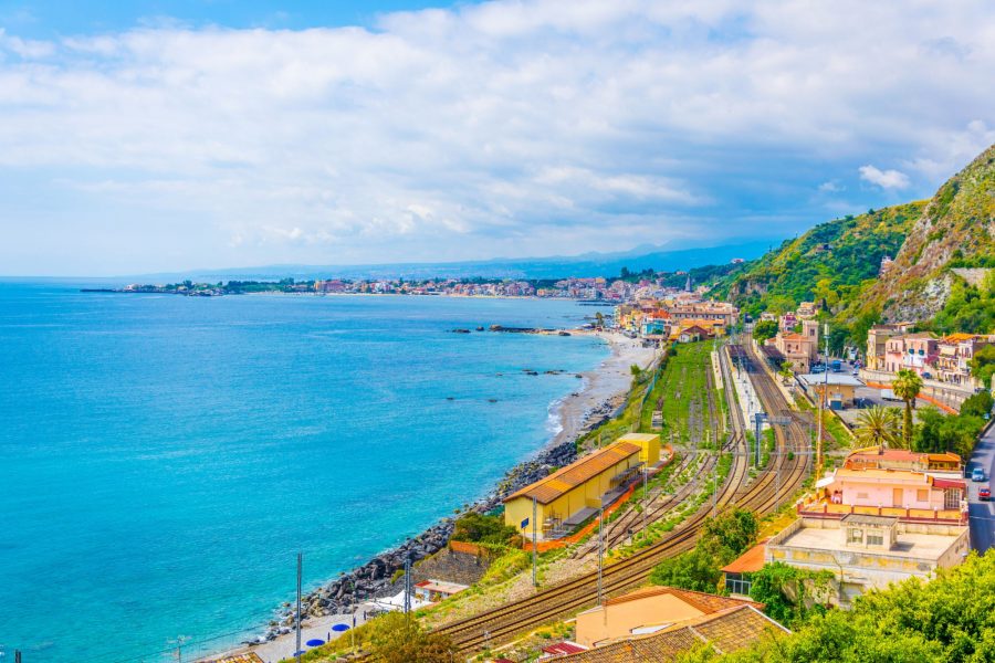 Taormina station Sicily