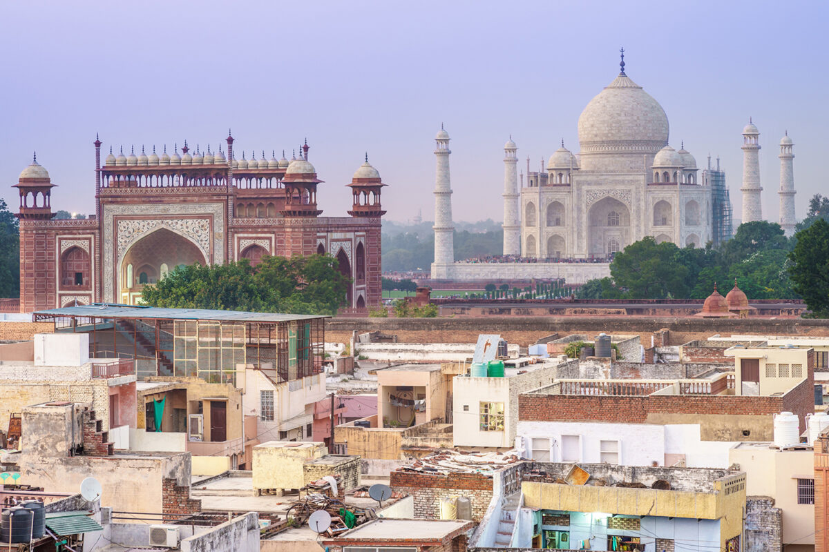 Take the train to the Taj Mahal