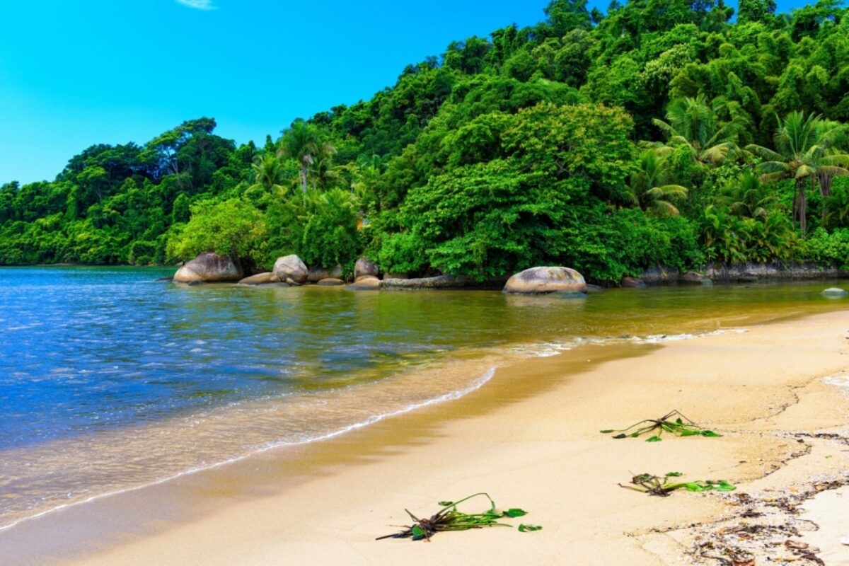 Brazil Paraty Jabaquara beach in Paraty