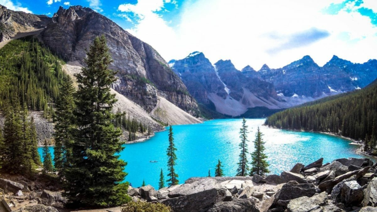Discover North America lake