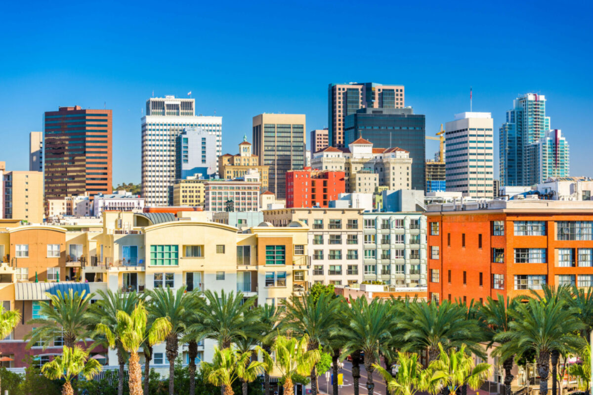 USA San Diego skyline