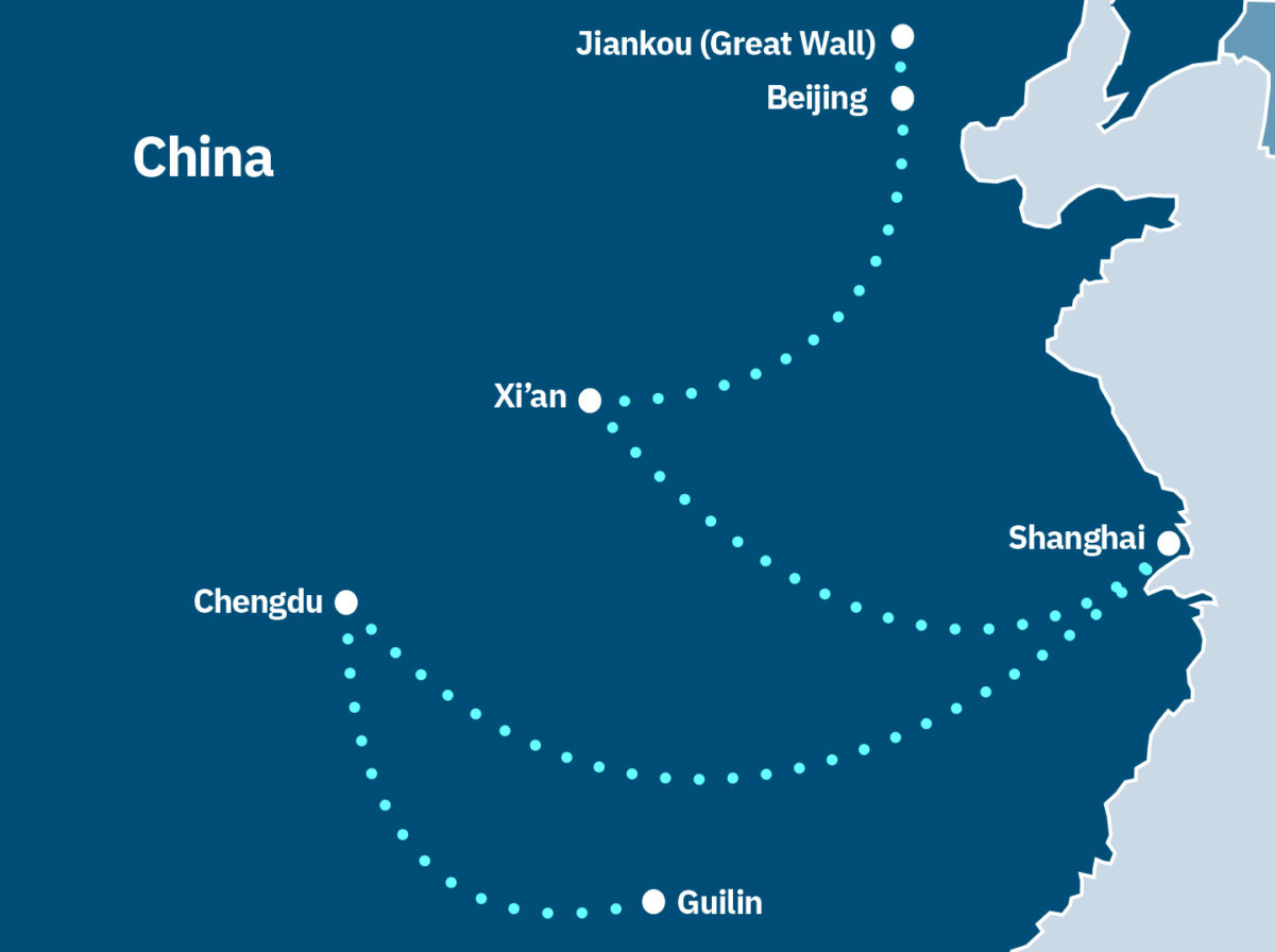 China overland