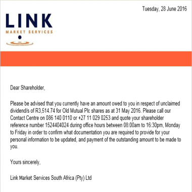 Link market services fees