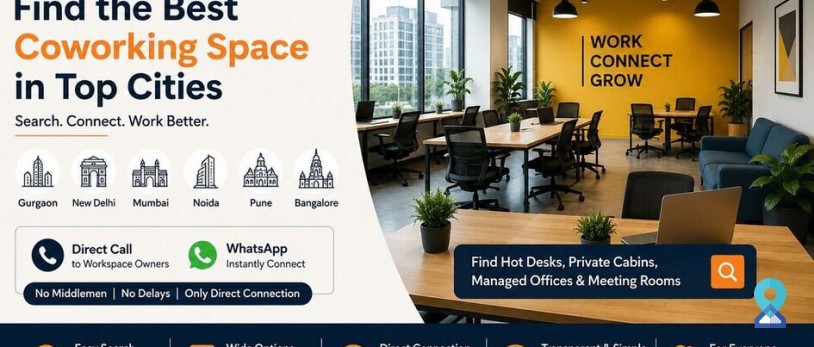Find Coworking Spaces in Gurgaon, Delhi & Mumbai | LetMeSeat
