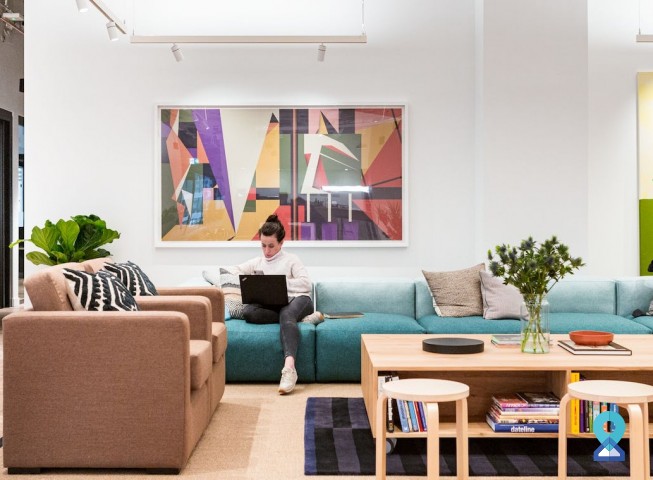 coworking space in Churchill Place, London