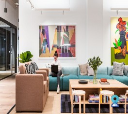 coworking space in Churchill Place, London