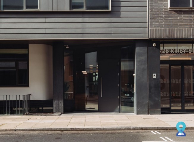 coworking space in Kirby Street, London