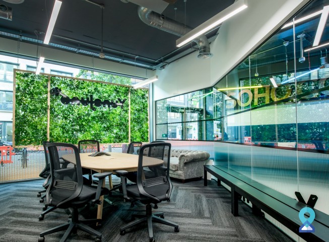 coworking space in Soho, London