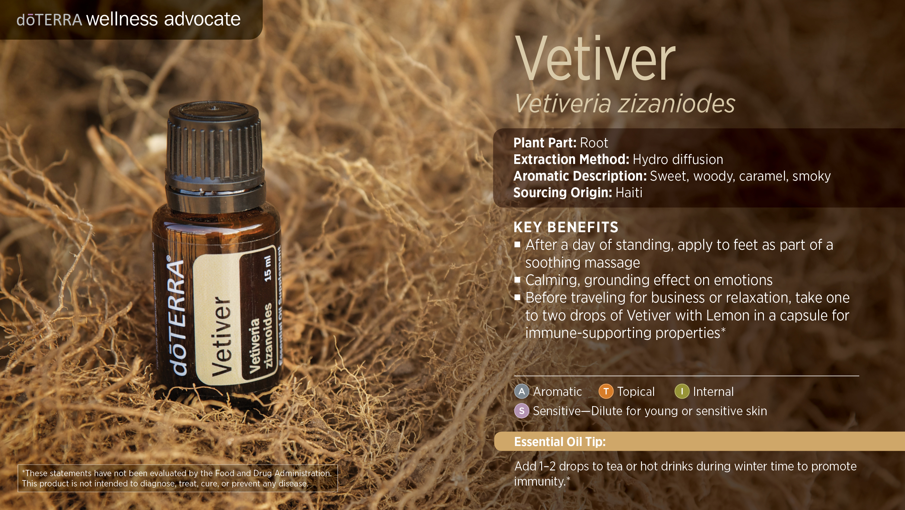 Vetiver Oil  doTERRA Essential Oils