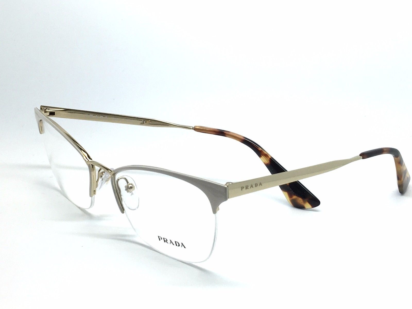 New PRADA VPR65Q PR65QV ROJ-1O1 Authentic Eyeglasses Frame