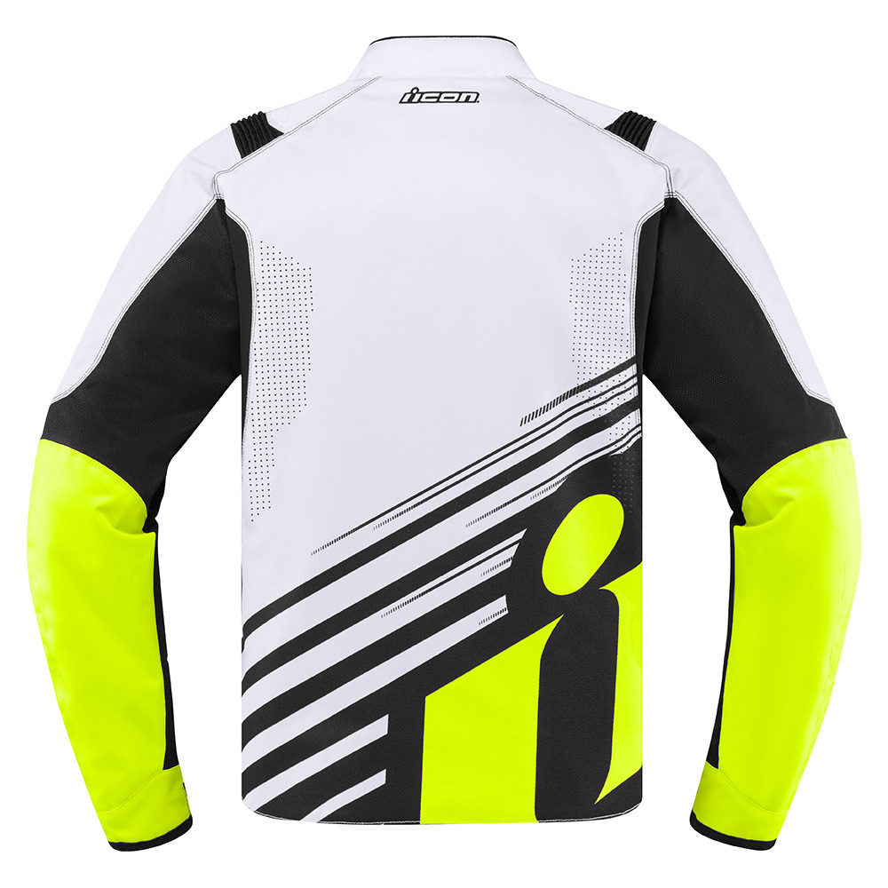 Icon Overlord SB2 Serpecant CE Mens Textile Jacket White