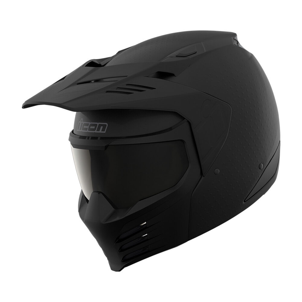 Monotype Black Helmets ICON Motosports Ride Among Us